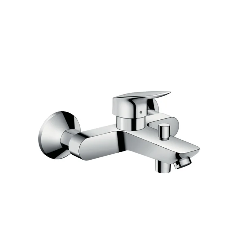 Set baterie cada si baterie lavoar cu accesorii baie Hansgrohe Logis, crom lucios [1]