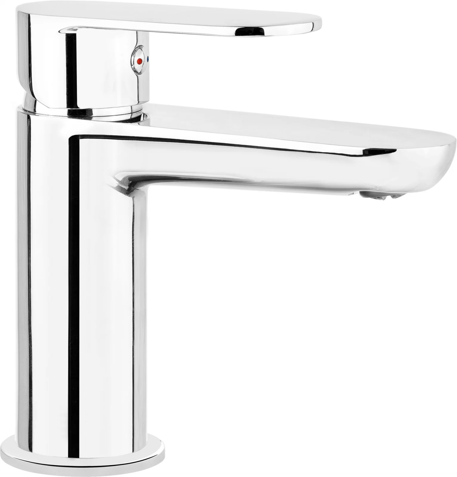 Set baterie cada si baterie lavoar Deante Alpinia cu accesorii baie Deante Round, crom [2]