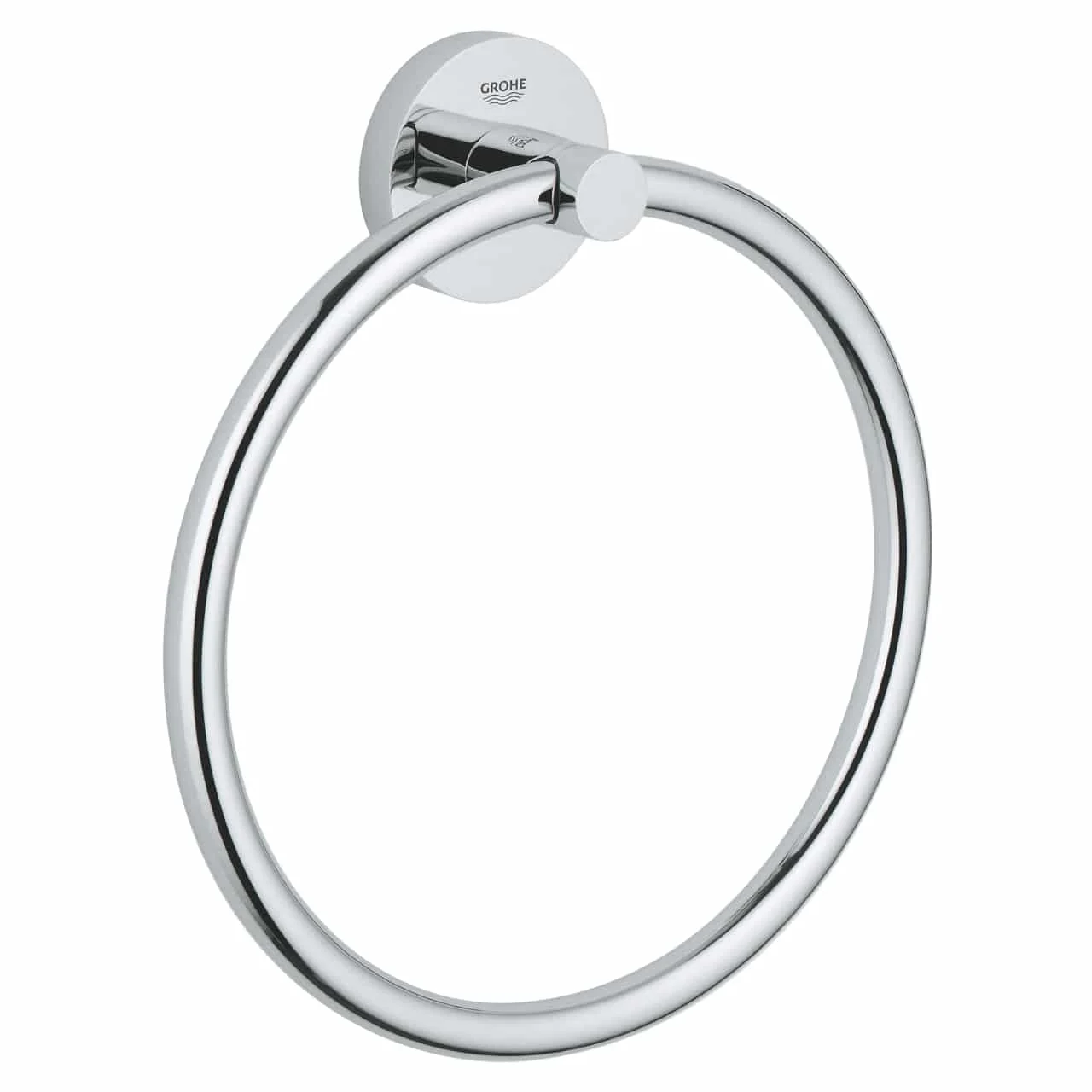 Set baterie cada si baterie lavoar Grohe Eurocube cu accesorii baie Grohe Essentials, crom lucios [7]