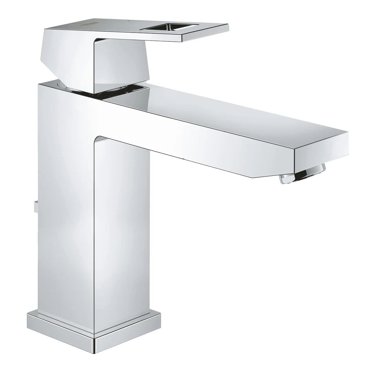 Set baterie cada si baterie lavoar Grohe Eurocube cu accesorii baie Grohe Essentials, crom lucios [2]