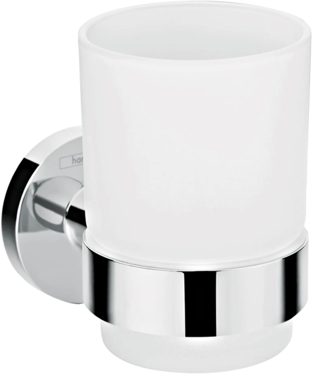 Set baterie cada si baterie lavoar Hansgrohe Finoris cu accesorii baie Hansgrohe Logis, crom lucios [6]