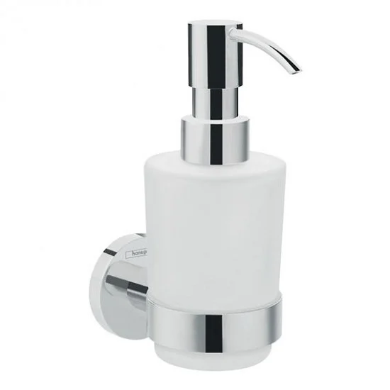 Set baterie cada si baterie lavoar Hansgrohe Finoris cu accesorii baie Hansgrohe Logis, crom lucios [5]