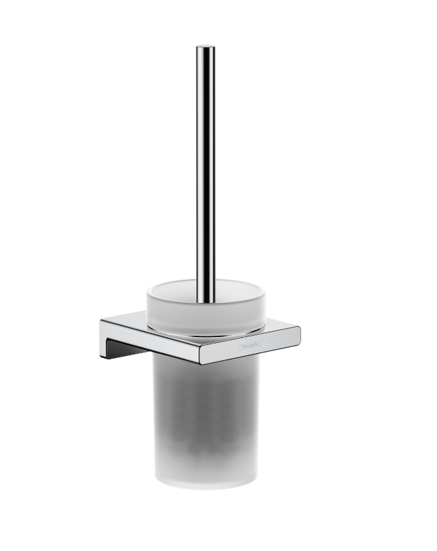 Set baterie cada si baterie lavoar Hansgrohe Metropol cu accesorii baie Hansgrohe AddStoris, crom lucios [4]