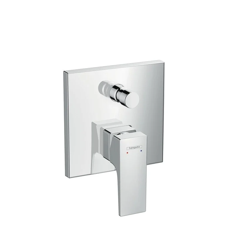 Set baterie cada si baterie lavoar Hansgrohe Metropol cu accesorii baie Hansgrohe AddStoris, crom lucios [1]