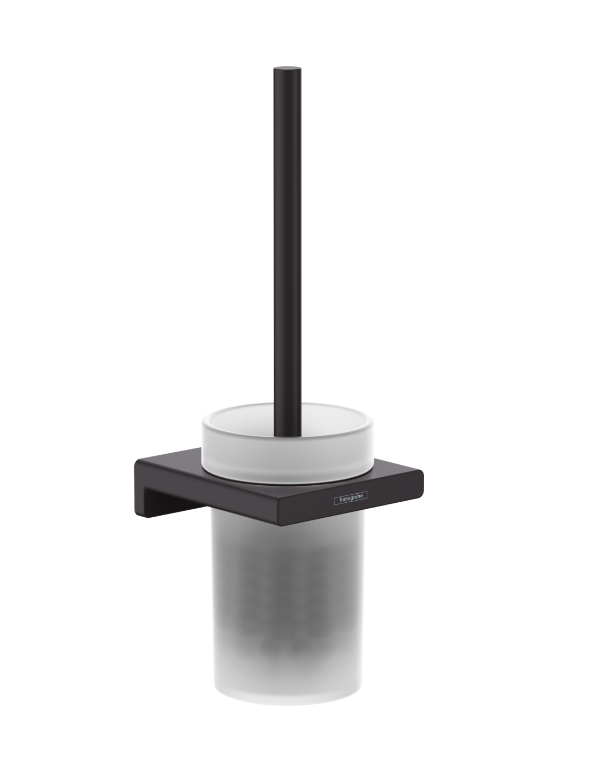 Set baterie lavoar Hansgrohe Vivenis si accesorii baie Hansgrohe AddStoris, negru [4]