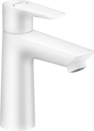 Set baterie lavoar, baterie cada si set de dus, alb mat, Hansgrohe Talis E [1]