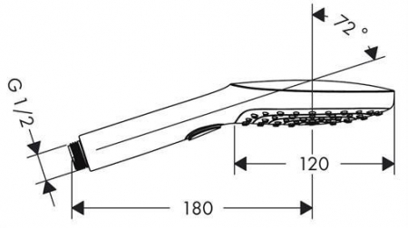 Set baterie lavoar, baterie cada si set de dus, alb mat, Hansgrohe Talis E [8]