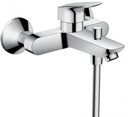 Set baterie lavoar, baterie cada si set de dus, crom, Hansgrohe Logis New [3]