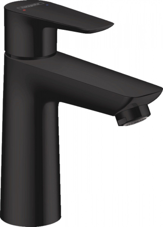 Set baterie lavoar, baterie cada si set de dus, negru mat, Hansgrohe Talis E [1]