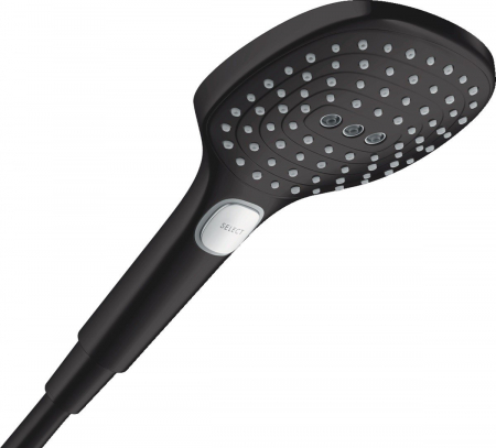 Set baterie lavoar, baterie cada si set de dus, negru mat, Hansgrohe Talis E [3]