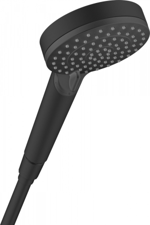 Set baterie lavoar, baterie cada si set de dus, negru mat, Hansgrohe Vernis Shape [3]