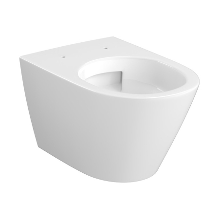 Set vas Wc suspendat si capac duroplast slim, alb, Cersanit City Pro [2]