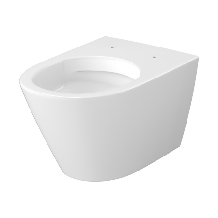 Set vas Wc suspendat si capac duroplast slim, alb, Cersanit City Pro [3]