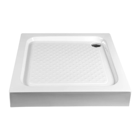 Set cabină de duș Radaway Alienta C 90x90 cm, uși culisante, cădiță Tinos C Compact și sifon [1]