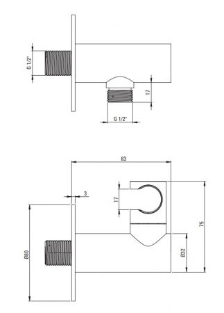 Set cada baie freestanding, lipita de perete, 170x80 cm, Hiacynt si baterie cada incastrata negru mat Silia [4]