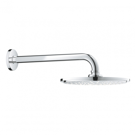 Brate si palarii dus - Palarie dus rotunda crom Ø 210 mm cu brat de dus Grohe Rainshower Cosmopolitan 210