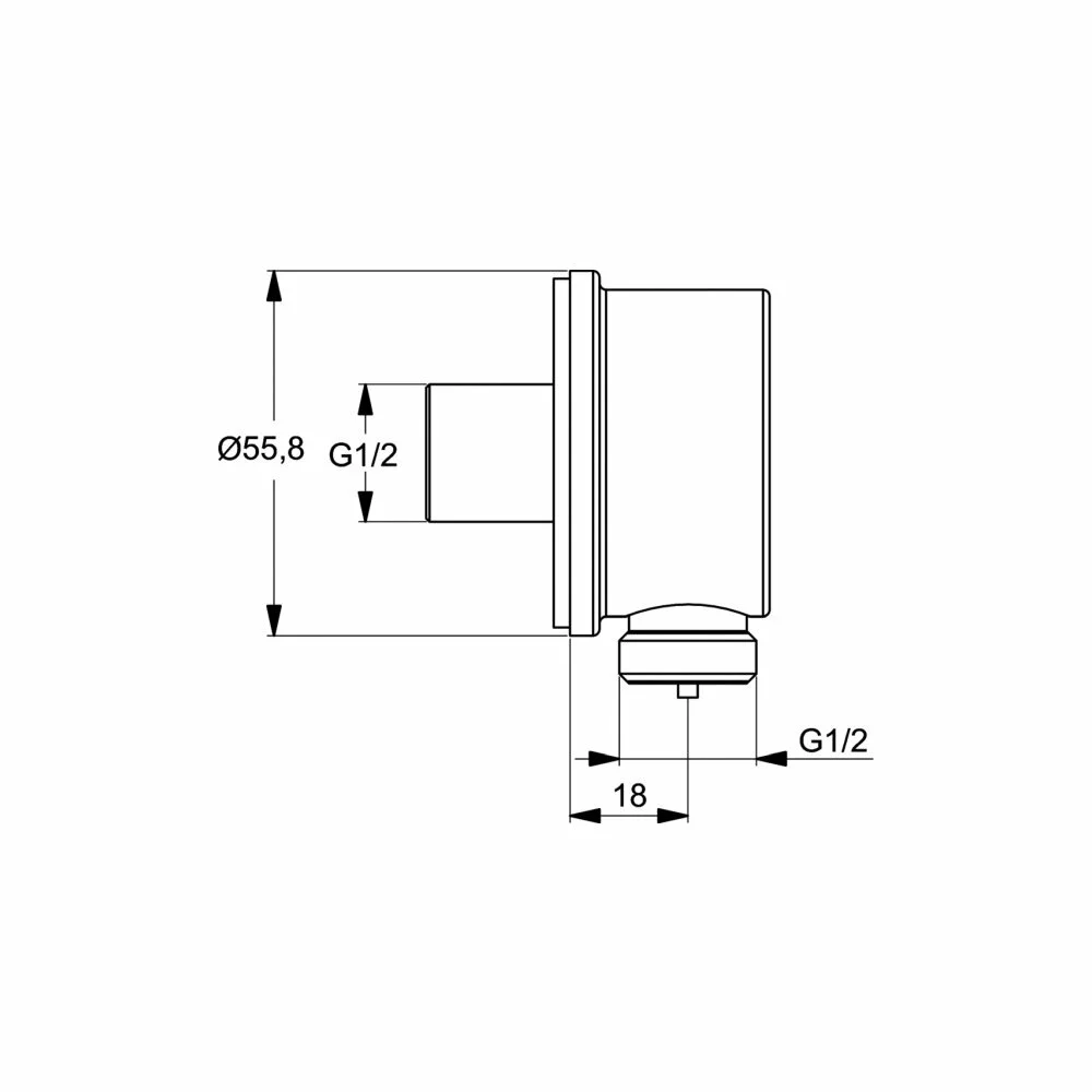 Sistem de dus termostatic, crom, palarie, dus, baterie, incastrat,  Ideal Standard Ceraflex [1]