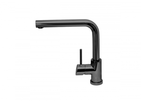 Set chiuveta bucatarie inox Kombino 50 si baterie bucatarie Fluid Monarch antracit [2]