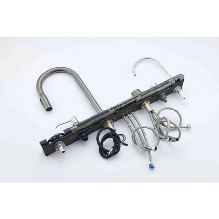 Set chiuveta bucatarie multifunctionala, dimensiune 750x460, display digital led, gri antracit, Top Ceramic [8]