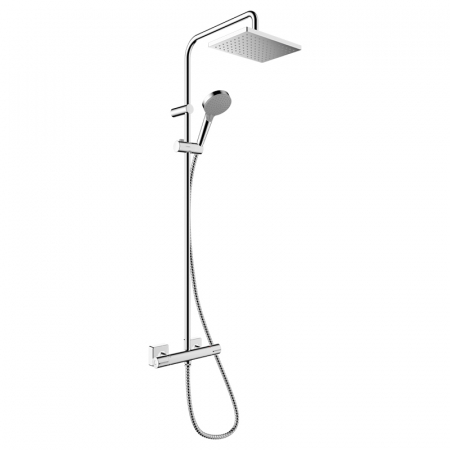 Coloane de dus - Set coloana de dus cu baterie termostatata crom Hansgrohe, Vernis Shape 230