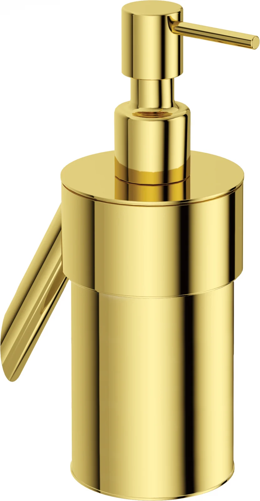 Set coloana dus si baterie lavoar Deante Arnika cu accesorii Deante Silia, auriu lucios [3]