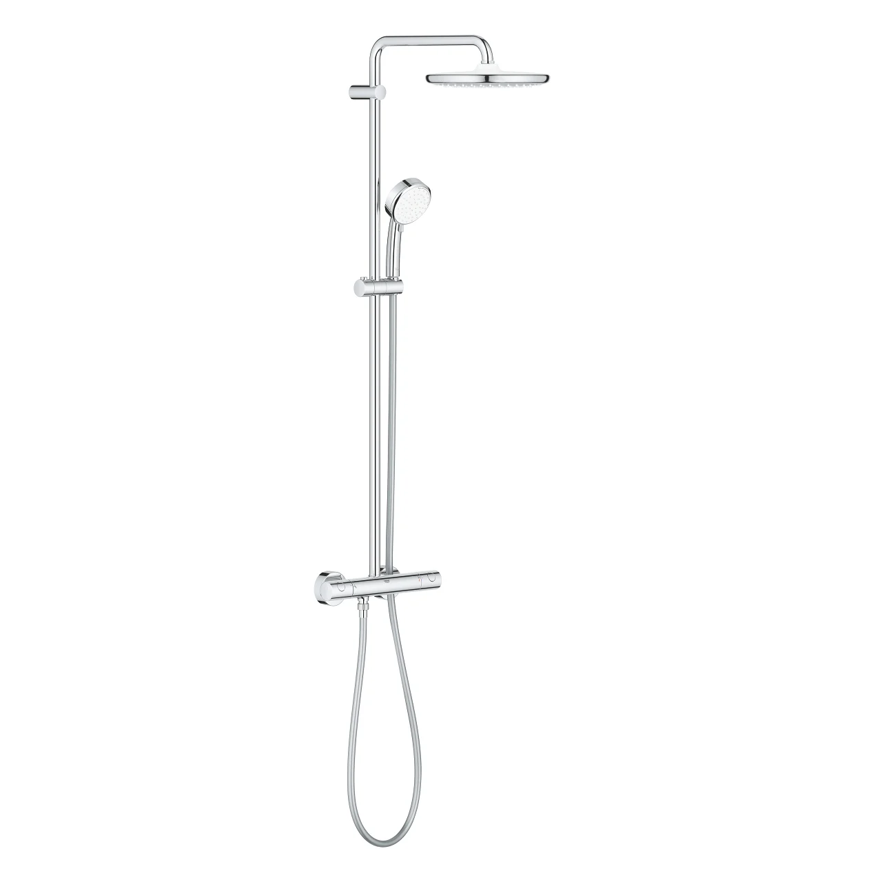 Set coloana dus si baterie lavoar Grohe Cosmopolitan cu accesorii baie Grohe Essentials, crom [2]