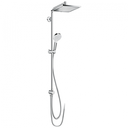 Coloane de dus - Set de dus cu bara crom Hansgrohe, Crometta E 240 Reno