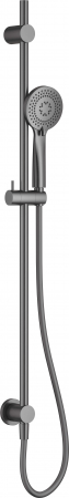 Seturi de dus - Set de dus cu bara glisanta, culoare titan mat 3 functii, Deante Arnika
