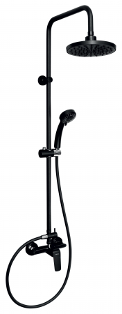 Coloane de dus - Coloana de dus cu baterie inclusa culoare neagra Ferro, Tina Black