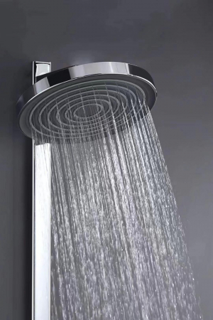 Coloana dus, baterie termostatata, palarie 26 cm, 3 jeturi, crom, Form Relax [6]