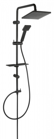 Coloane de dus - Coloana de dus culoare negru mat Ferro, Squerto Lux