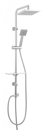 Coloane de dus - Coloana de dus culoare crom Ferro, Amigo Verdeline