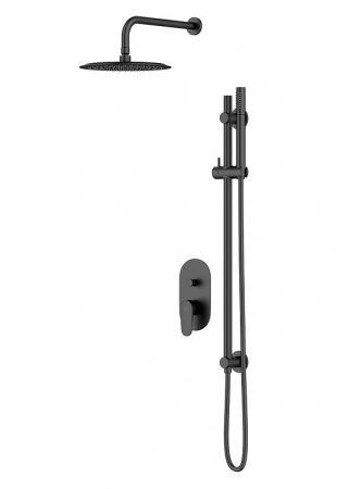 Sisteme de dus incastrate - Set de dus incastrat Cersanit Inverto, negru mat