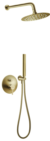 Sisteme de dus - Set de dus incastrat cu 2 functii, auriu periat, Ferro Ciriculus