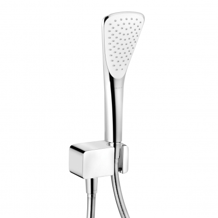 Seturi de dus - Set de dus Kludi Fizz 1S cu para, furtun si cot racord crom lucios