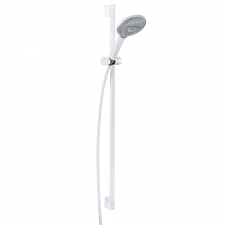 Set de dus Kludi Freshline 3S cu bara 90 cm, para si furtun alb mat [0]