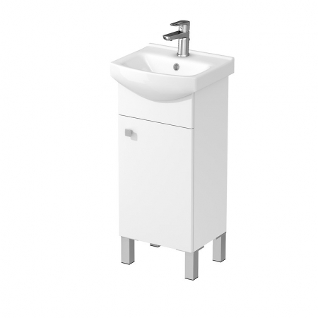 Seturi mobilier cu lavoar - Set dulap baie cu 1 usa si lavoar inclus, 40 x 33 cm, Cersanit Sati