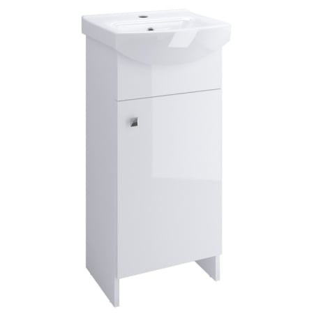 Seturi mobilier cu lavoar - Set dulap baie cu 1 usa si lavoar inclus, 40 x 33 cm, Cersanit Sati