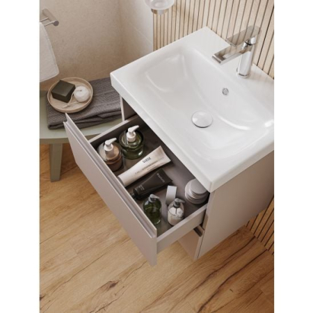 Set dulap baie suspendat cu lavoar inclus 60 cm, casmir, Cersanit Moduo [2]