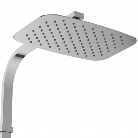 Coloana de dus cu baterie termostatata si etajera Ideal Ceratherm S200 crom lucios [4]