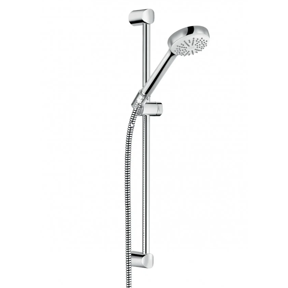 Baie - Set dus crom lucios cu bara, para si furtun Kludi Logo 1S 6816005-00