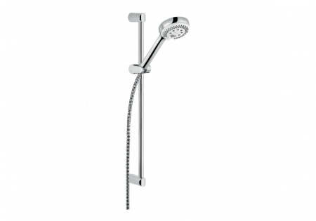 Baie - Set dus crom lucios cu bara, para si furtun Kludi Logo 3S 6836305-00