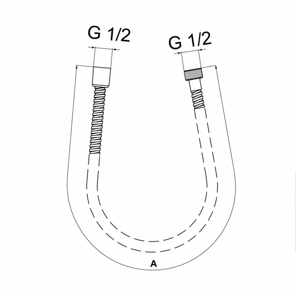 Baterie bideu incastrata, cu dus, furtun si suport, negru mat, Ideal Standard IdealSpray [7]