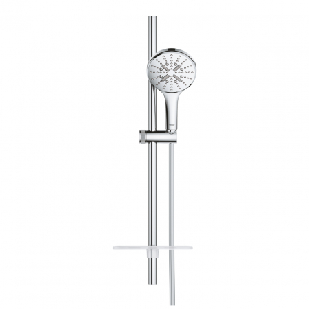 Set dus crom cu bara, para dus rotunda si furtun Grohe Rainshower Smartactive 130 [1]