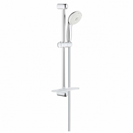 Seturi de dus - Set dus crom cu bara, para dus, furtun si savoniera Grohe Tempesta New 100