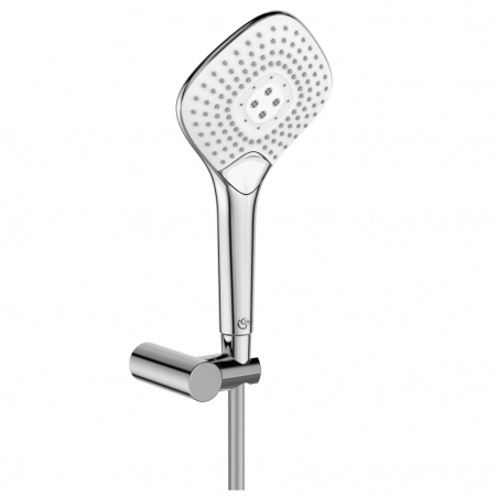 Seturi de dus - Set de dus Ideal Standard IdealRain EvoJet Diamond cu para dus 3 functii, furtun si agatatoare, crom lucios