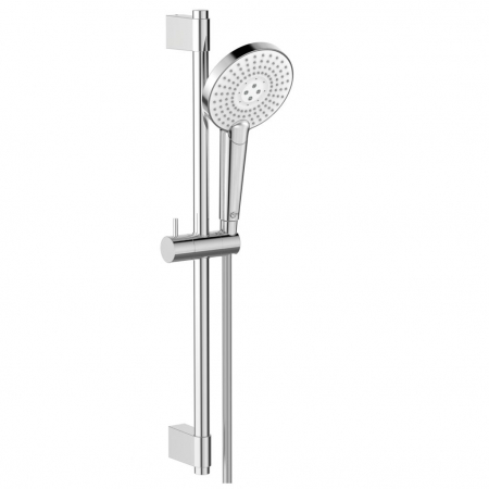 Seturi de dus - Set de dus Ideal Standard Idealrain EvoJet Round cu bara 60 cm, para dus 3 functii si furtun, crom lucios