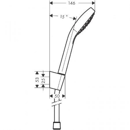 Set para si suport dus Hansgrohe, Croma Select E Vario [1]