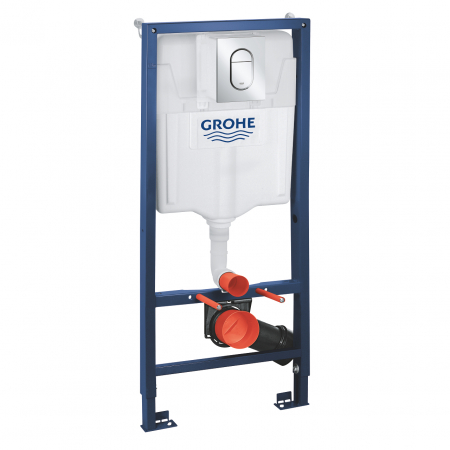 Baie - Set rezervor wc incastrat Rapid SL cu set fixare si clapeta crom Arena Cosmopolitan S