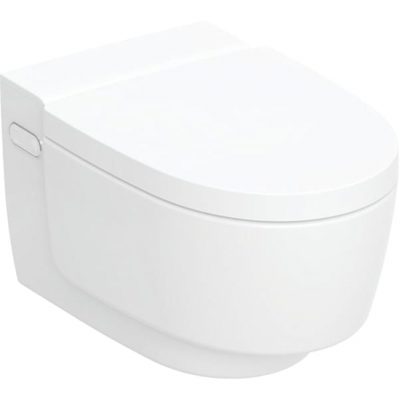 Vase WC - Set vas wc alb rimless suspendat cu capac softclose si functie de bideu Geberit AquaClean Mera Comfort